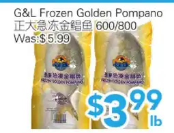 Ample Food Market G&L Frozen Golden Pompano offer