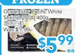 Ample Food Market Ocean Star Pacific White Shrimp 20/30 offer