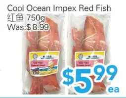 Ample Food Market Cool Ocean Impex Red Fish offer