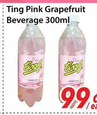 Bestco Food Mart Ting Pink Grapefruit Beverage offer