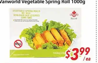Bestco Food Mart Vanworld Vegetable Spring Roll offer