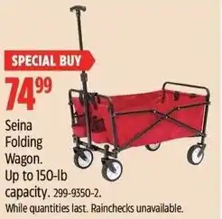 Canadian Tire Seina folding wagon offer