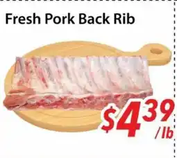 Bestco Food Mart Fresh Pork Back Rib offer