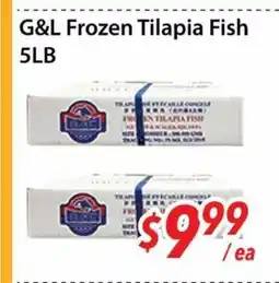 Bestco Food Mart G&L Frozen Tilapia Fish 5LB offer
