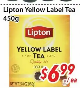 Bestco Food Mart Lipton yellow label tea offer