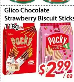 Bestco Food Mart Glico Chocolate Strawberry Biscuit Sticks offer