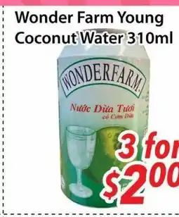 Bestco Food Mart Wonder Farm Young Coconut Water offer