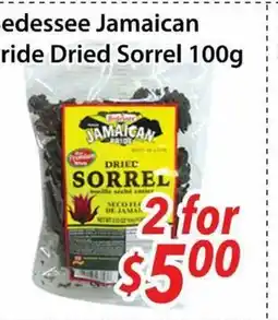 Bestco Food Mart Bedessee jamaican pride dried sorrel offer