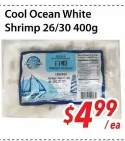 Bestco Food Mart Cool Ocean White Shrimp 26/30 offer