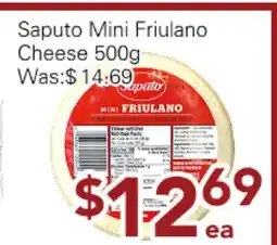 Ample Food Market Saputo Mini Friulano Cheese offer