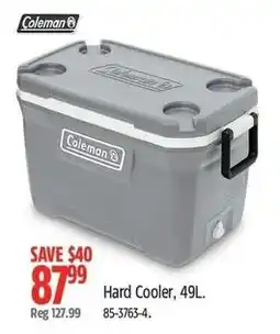 Canadian Tire Coleman hard cooler offer