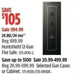 Canadian Tire Huntshield 12 gun fire safe offer