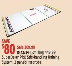 Canadian Tire SuperDeker PRO Stickhandling Training System offer