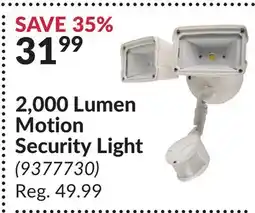Princess Auto 2,000 Lumen Motion Security Light offer