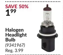 Princess Auto Halogen Headlight Bulb offer