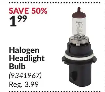 Princess Auto Halogen Headlight Bulb offer