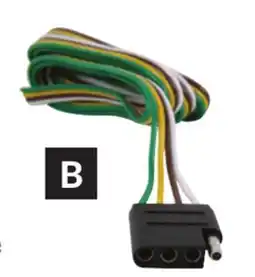 Princess Auto 60 in. 4-Way Flat Vehicle-End Connectors offer