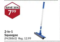 Princess Auto 2-in-1 Squeegee offer