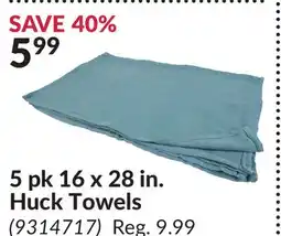Princess Auto 5 pk 16 x 28 in. Huck Towels offer