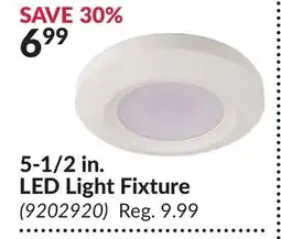 Princess Auto 5-1/2 in. LED Light Fixture offer