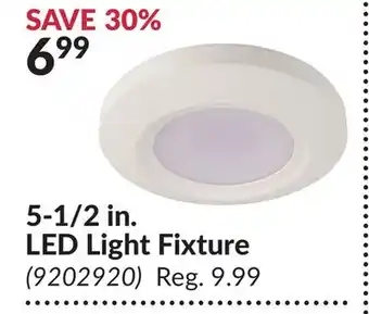 Princess Auto 5-1/2 in. LED Light Fixture offer