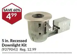 Princess Auto 5 in. Recessed Downlight Kit offer