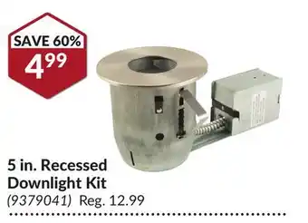 Princess Auto 5 in. Recessed Downlight Kit offer