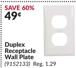 Princess Auto Duplex Receptacle Wall Plate offer