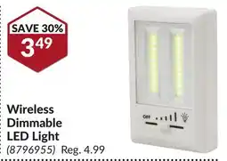Princess Auto Wireless Dimmable LED Light offer
