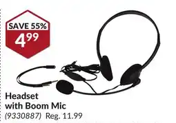 Princess Auto Headset with Boom Mic offer