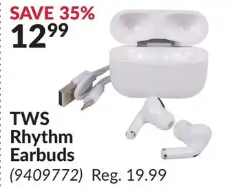 Princess Auto TWS Rhythm Earbuds offer