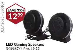 Princess Auto LED Gaming Speakers offer