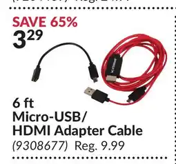 Princess Auto 6 ft Micro-USB/HDMI Adapter Cable offer