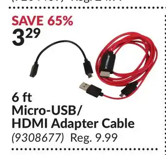 Princess Auto 6 ft Micro-USB/HDMI Adapter Cable offer