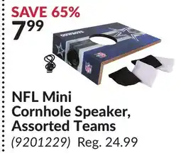Princess Auto NFL Mini Cornhole Speaker, Assorted Teams offer