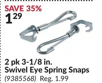 Princess Auto 2 3-1/8 in. Swivel Eye Spring Snaps offer