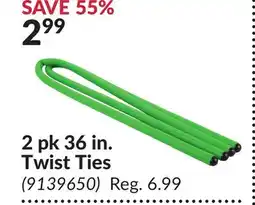 Princess Auto 2 pk 36 in. Twist Ties offer