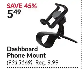 Princess Auto Dashboard Phone Mount offer