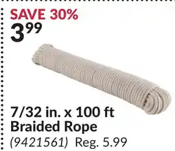 Princess Auto 7/32 in. x 100 ft Braided Rope offer