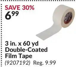 Princess Auto 3 in. x 60 yd Double-Coated Film Tape offer