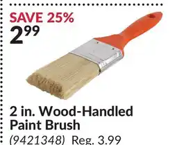 Princess Auto 2 in. Wood-Handled Paint Brush offer