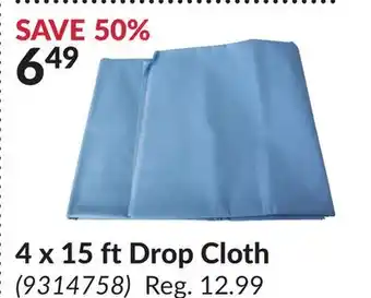 Princess Auto 4 x 15 ft Drop Cloth offer