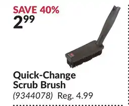 Princess Auto Quick-Change Scrub Brush offer