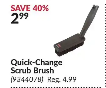 Princess Auto Quick-Change Scrub Brush offer