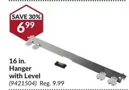 Princess Auto 16 in. Hanger with Level offer
