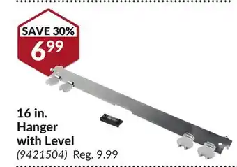 Princess Auto 16 in. Hanger with Level offer