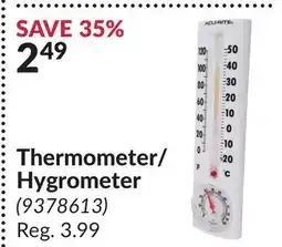 Princess Auto Thermometer/Hygrometer offer
