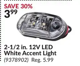 Princess Auto 2-1/2 in. 12V LED White Accent Light offer