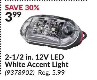 Princess Auto 2-1/2 in. 12V LED White Accent Light offer