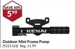 Princess Auto Outdoor Mini Frame Pump offer